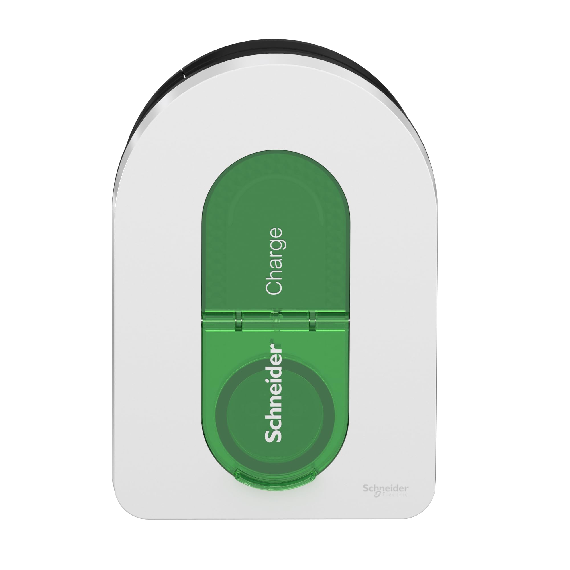 Schneider Electric Smart Wallbox Schneider Charge 22 kW, colonna di carica per auto elettrica, presa T2, 6 mA rilevamento app, controllo interno ed esterno, bianco