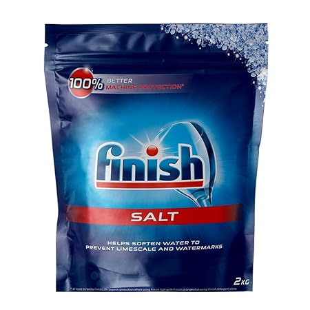 Finish Dishwasher Salt - 2Kg | Softens hard water | Recommended by Most Dishwasher Brands