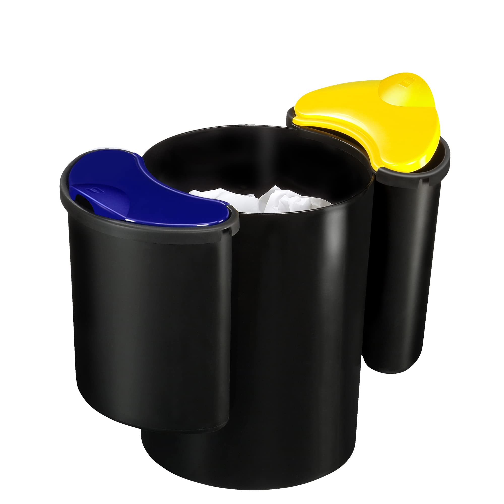 CEP 516 – Panier Poubelle Tri Sélectif Design, 3 Compartiments Pour Un Tri Facile Et Élégant