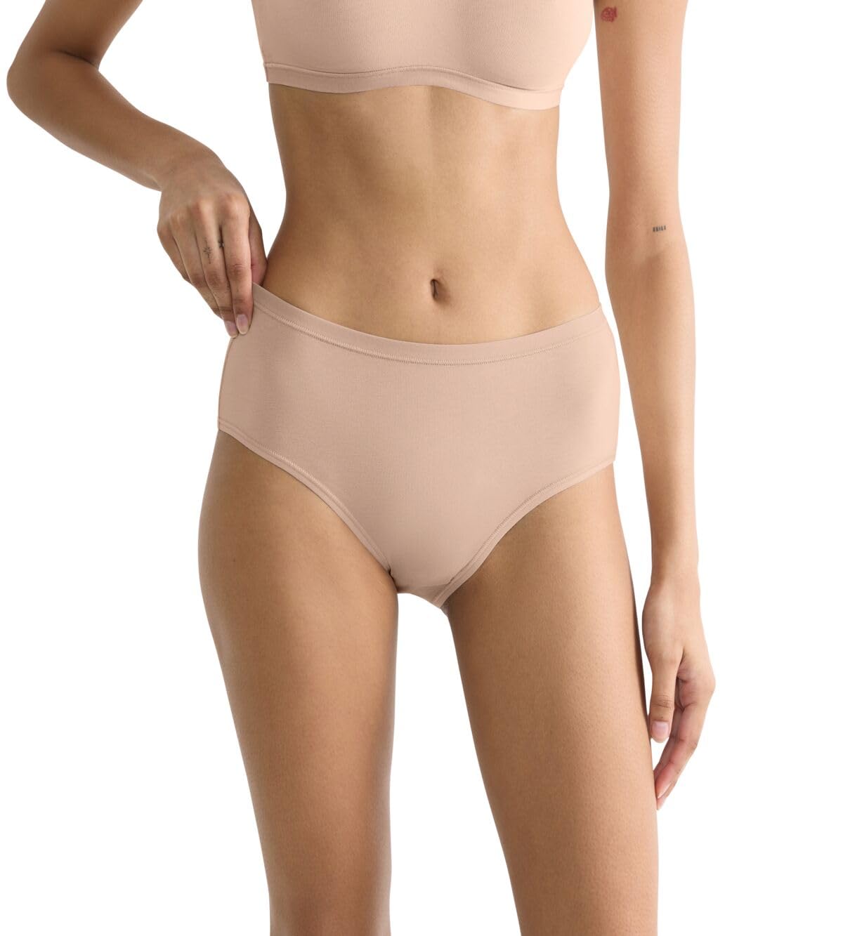 Sloggi Womens Go Daily Cotton Midi 3p Briefs, New Beige, XL UK