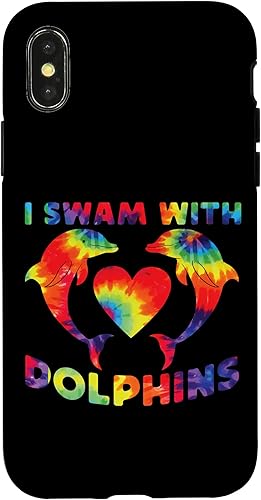Miniatura 7 de Funda para iPhone 11 Pro Max Dolphin Tie Dye I Swam With Dolphins
