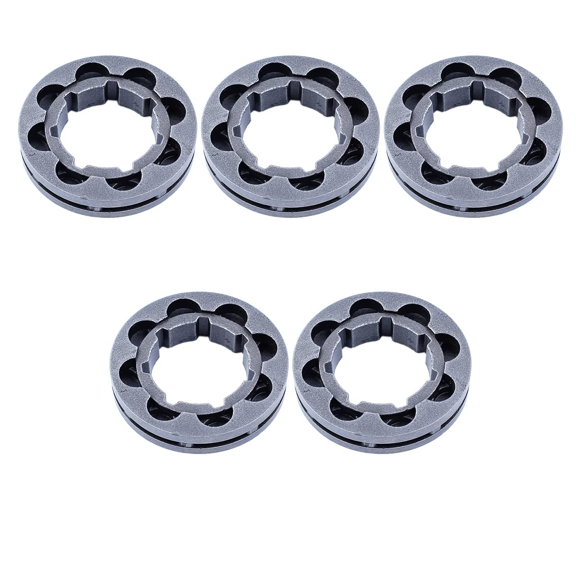 Mtanlo5PCS 3/8 STANDARD 8 TOOTH CHAINSAW SPROCKET RIM FIT For Husqvarna For Stihl For Jonsered USA , 5 x Rim Sprocket