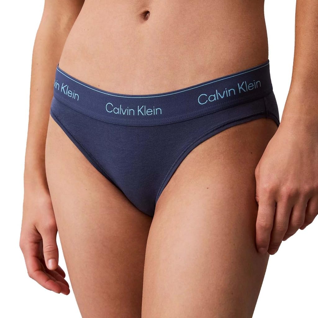 Calvin Klein Women's Blue Logo Brief in Size 12, Sports Direct