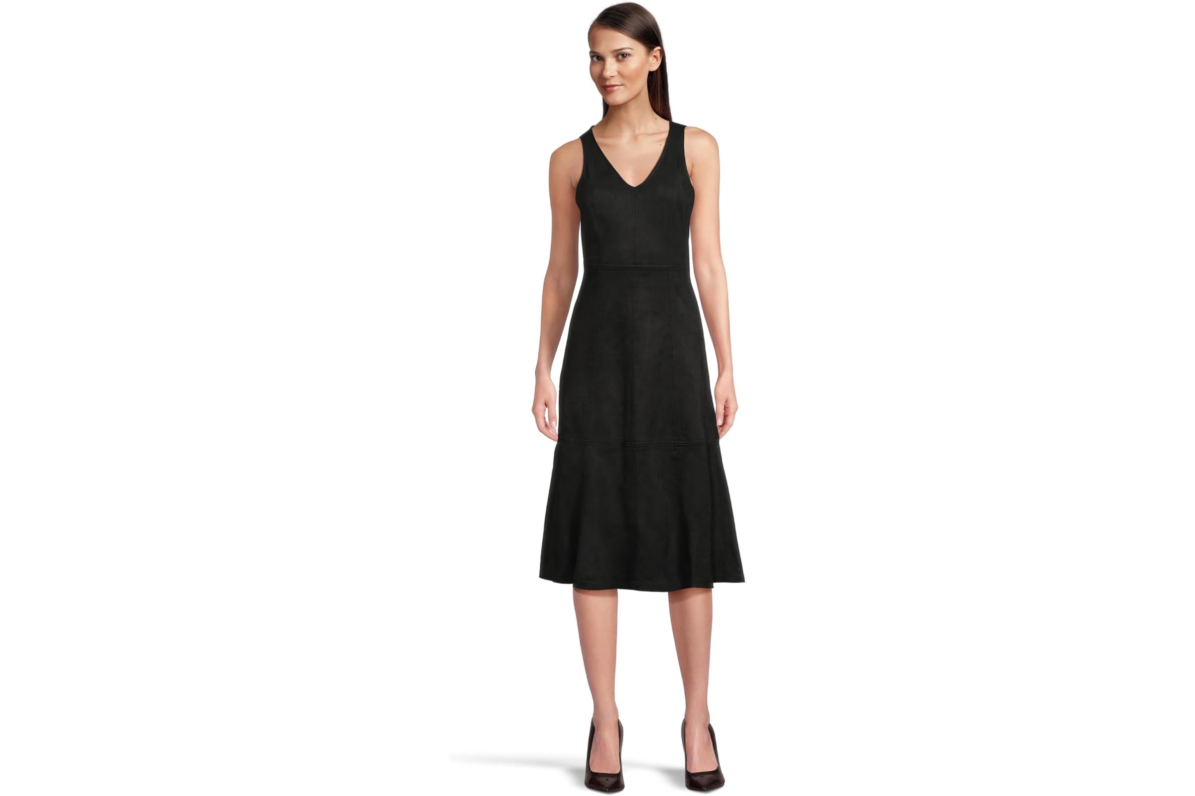 Платье Vince Camuto Sleeveless Midi Dress with Seams