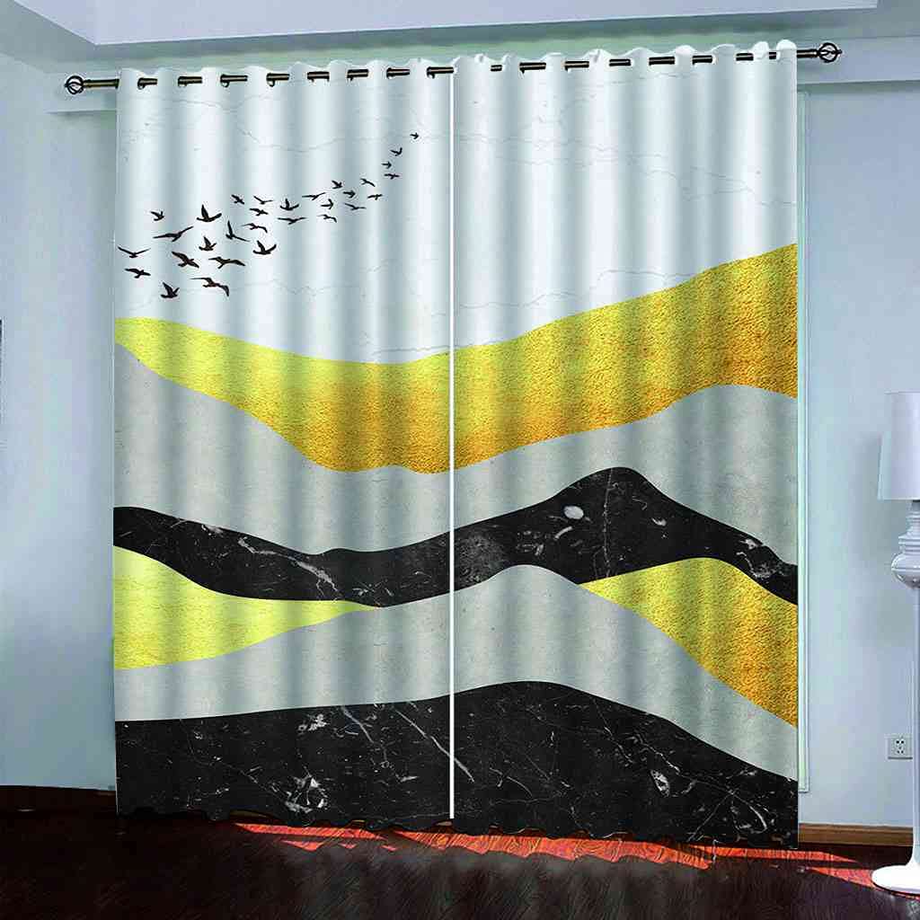 Rideau occultant isolant thermique de 300x270 cm bloquant le froid pour chambre d'enfant
