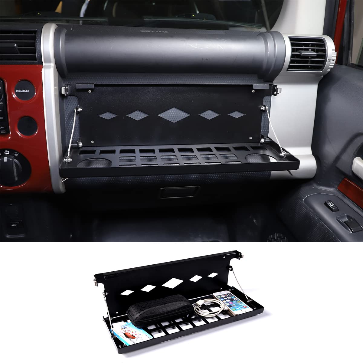 Amazon.co.jp: トヨタ@FJクルーザー 2007-2021 助手席用ストレージ 
