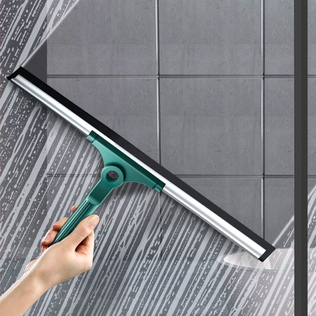Limpia Cristales Ventanas con 150cm Poste Extensible Herramienta de Limpieza de Ventanas con Paño de Microfibra Cepillo para Limpiar Ventanas, Vidrio, Automóvil, Ducha (25cm)