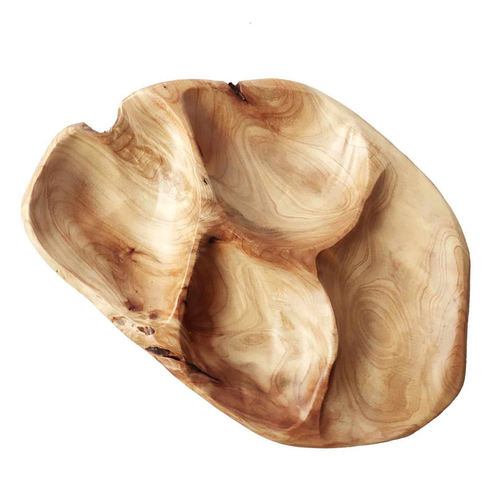 Generisch Olive Wood Serving Bowls, Handcrafted, Rustic, Wood, Rectangle, Snack, Dip, 35*25cm