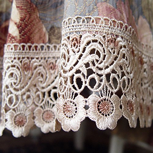 Yumuo European Jacquard Sofa Slipcovers,Rural Sofa Cloth Sofa Cover Sofa Towel Vintage Lace Suede Couch Cover-A 190X330Cm(75X130Inch) #TOP4