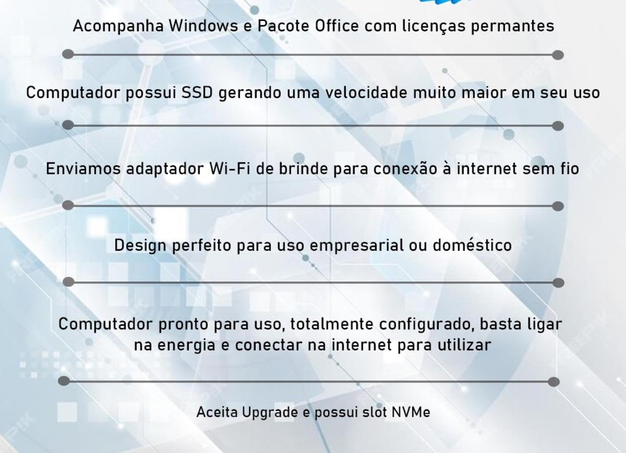 PC CPU i7 4770,16GB RAM, SSD 1TB, WIN 11, WIFI 5G USB, OFFICE 2024