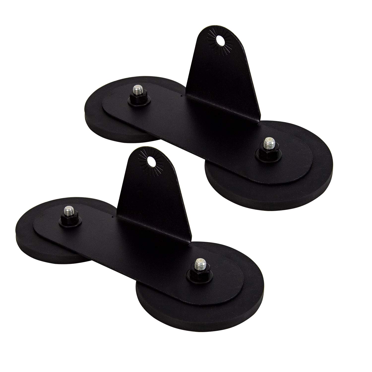 SKYWORLD 88mm Potente staffa di montaggio con base magnetica Ventosa Supporto per lampada a magnete Tetto LED Luce Auto Fuoristrada SUV ATV UTB Pick-up, 2 pezzi