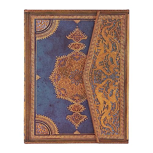 Safavid Indigo Ultra Hardcover Address Book, 144pg, 120GSM by Paperblanks (Safavid Binding Art)