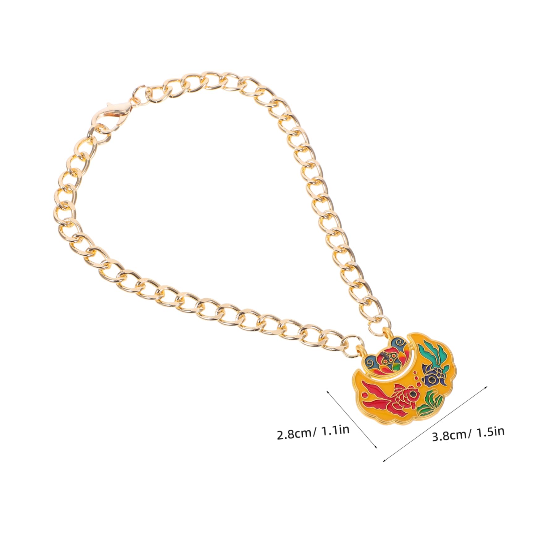 Sosoport Elegant Pet Jewelry Metal Lock Necklace Bell for Cats Dogs Festive and Everyday