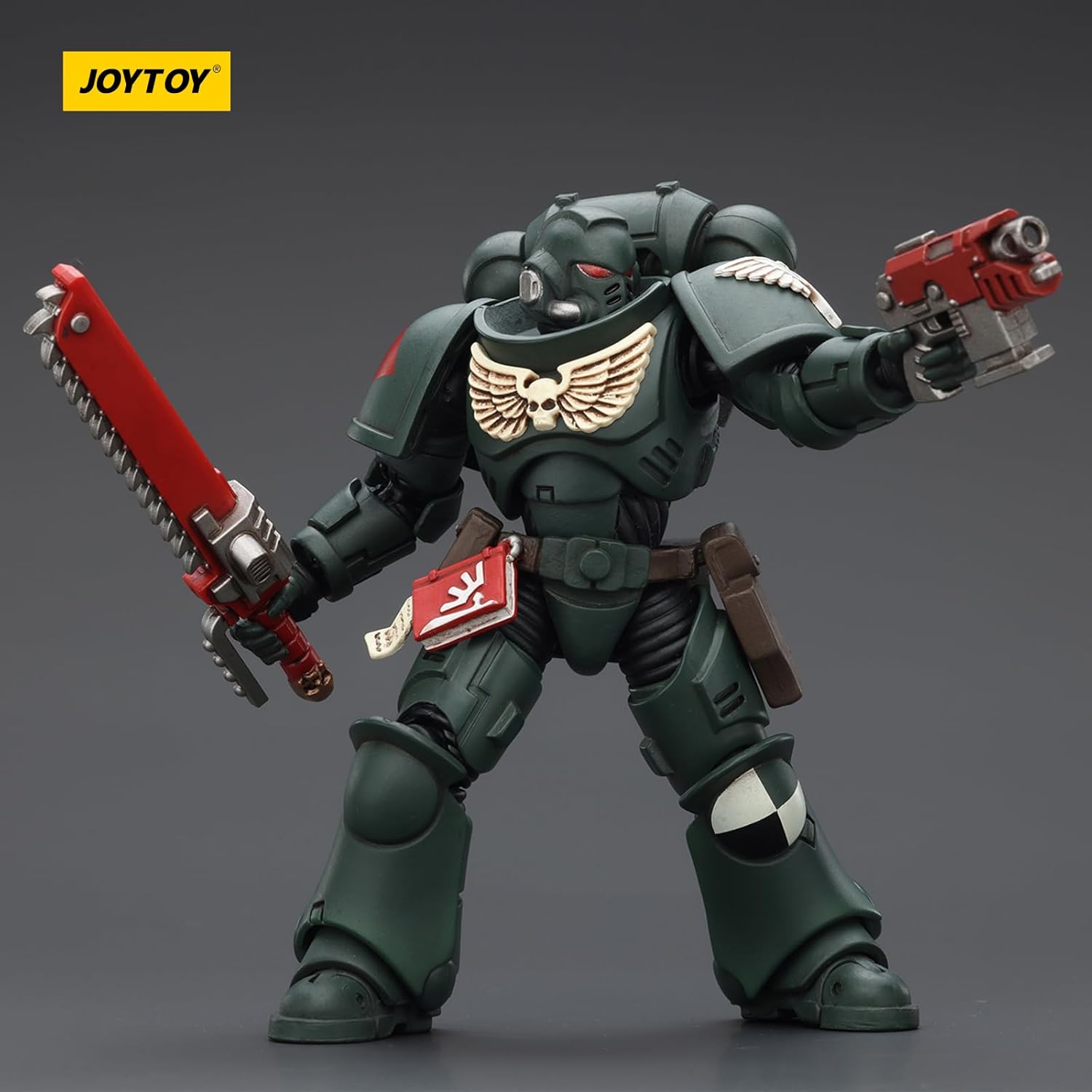 JOYTOY Warhammer 40k Dark Angels Intercessors Brother Asharr 1/18 Action Figure Collect and Display Model