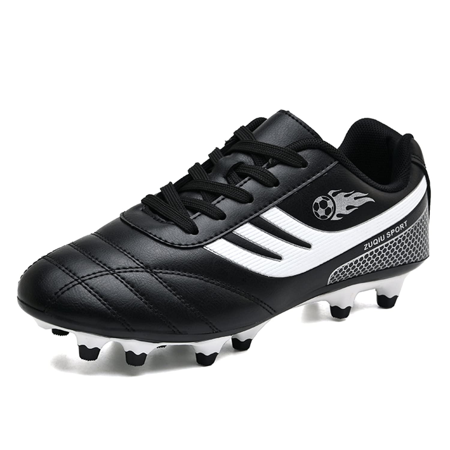 Chaussures de Football Enfant Crampons Professionnel Chaussures de Football Garçon Chaussures d'Entraînement Fille Légères Baskets Chaussures de Foot en Plein Air