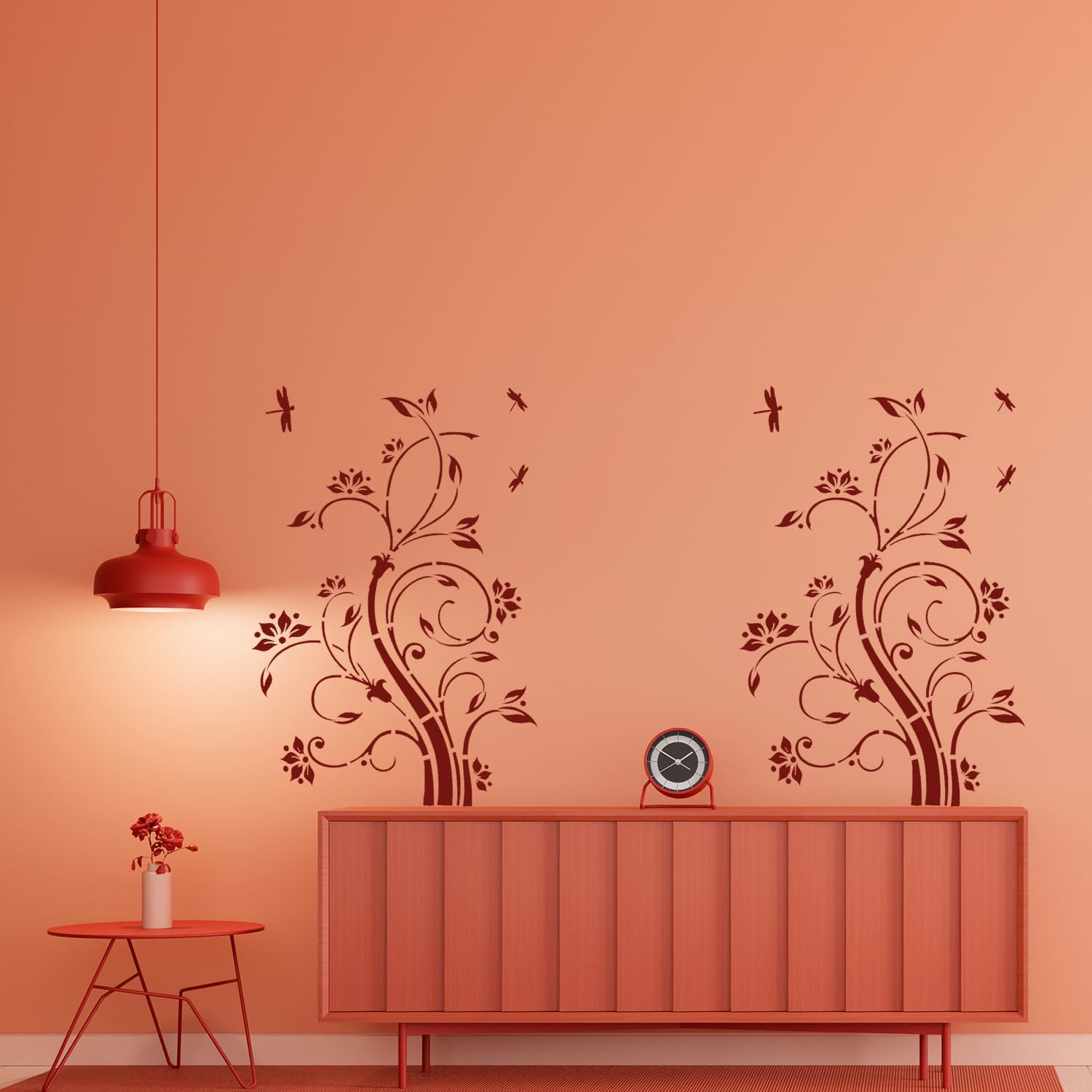 ARandNJ Stencils for Wall Painting Pack of 1 (Size:-16X24 Inch) Pattern Theme- Tendril Creeper DIY Reusable Design Ideal for Drawing Room, Living Room, & Office Decoration (B0B4G3NCCH) Amazon Price History, Amazon Price Tracker