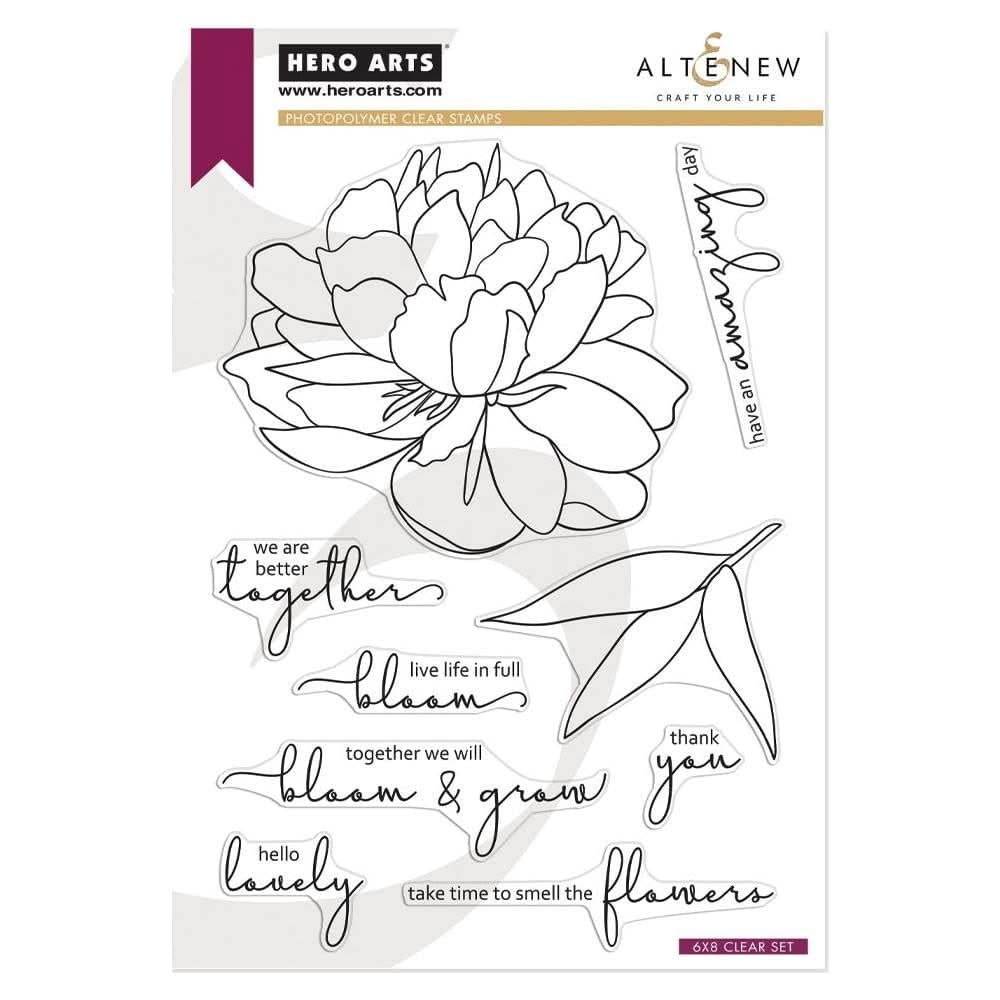 HERO ARTS HA + ALTENEW Bloom Grow, Bloom & Grow, One Size