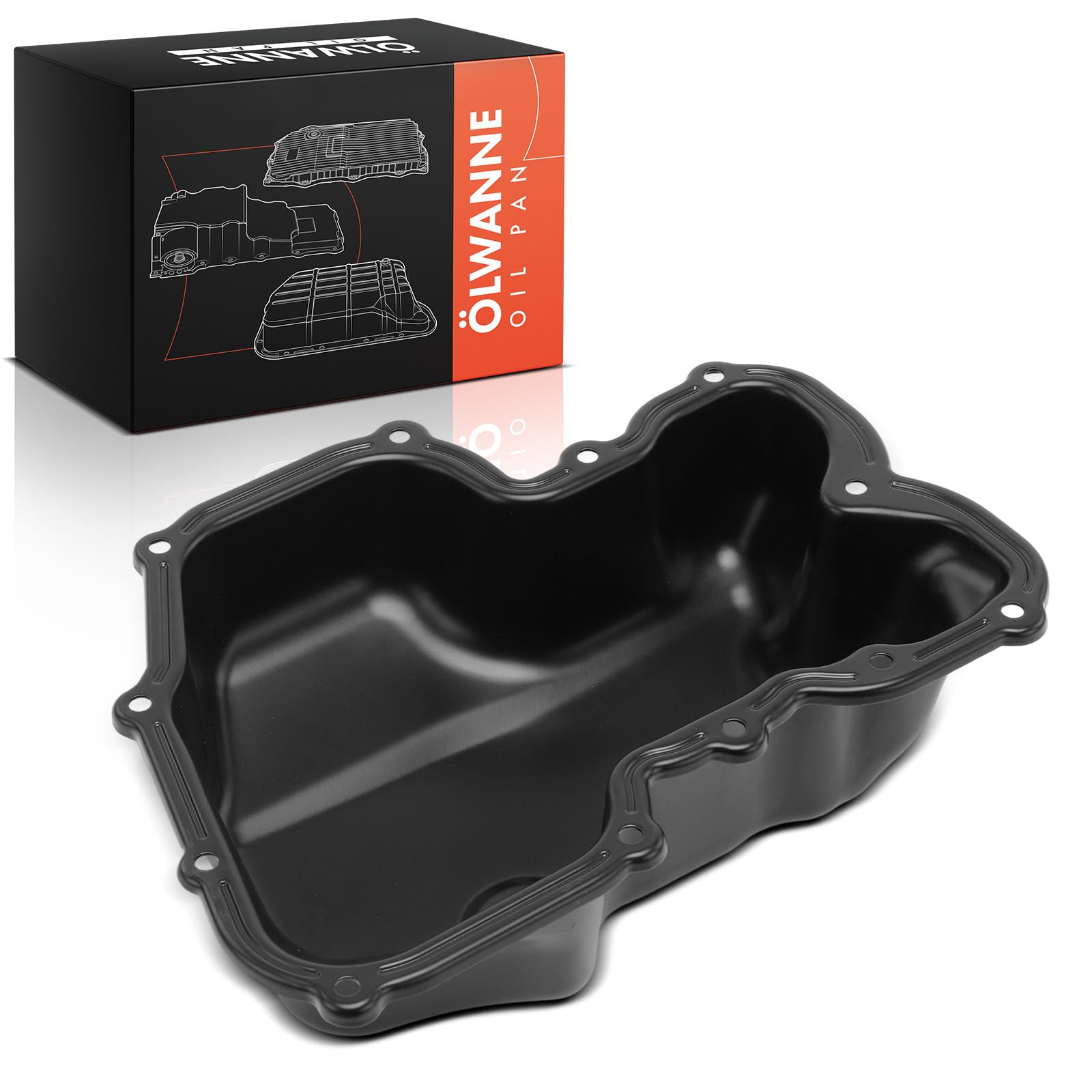 Frankberg Coppa dell'olio 5713098 | Compatibile con: 500 312, Qubo 225, Pianale/telaio Doblo 263, Tipo Estate 356 357, Doblo MPV 263, 500X 334, 312 319, Giusto