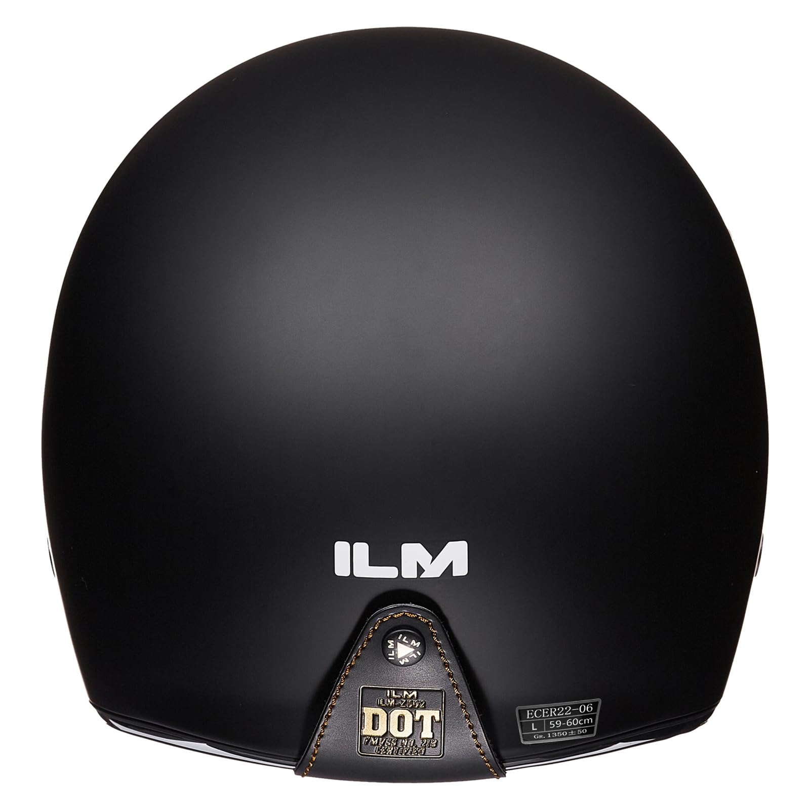 ILM Vintage Motorradhelm Männer Frauen Innenvisier Kompatibel für ATV Cruiser Scooter ECE22.06 Z502