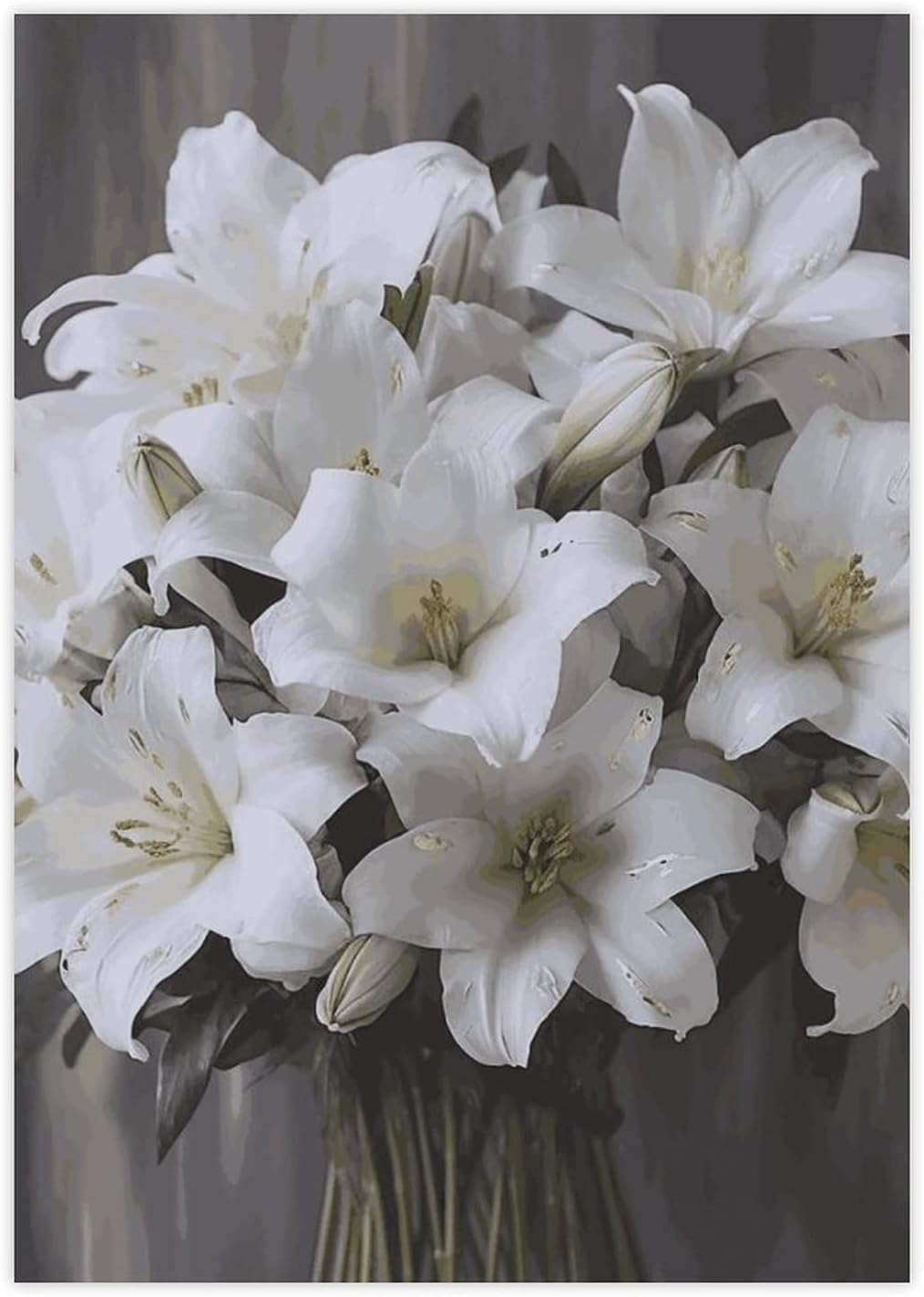 Cute Stickers Waterproof Funny White Flowers Spring Stickers for Water Bottles Laptop Decor