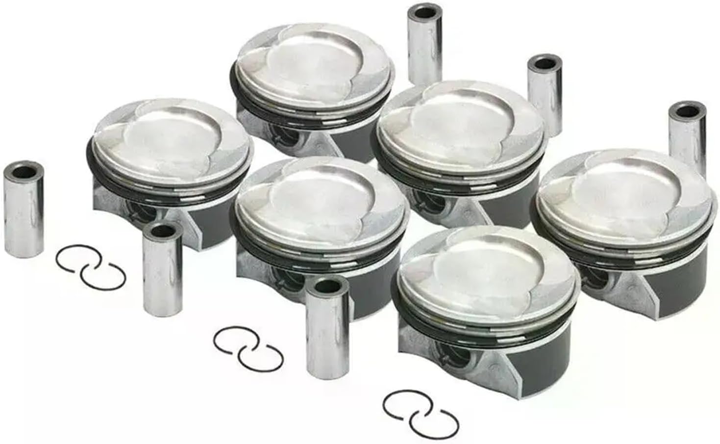 2760303917 2760304017 M276 Engine Overhaul Pistons Bearings Gasket Seals Set Compatible with Mercedes-Benz CLK350 CLS350 E350 CGI 3.5L V6