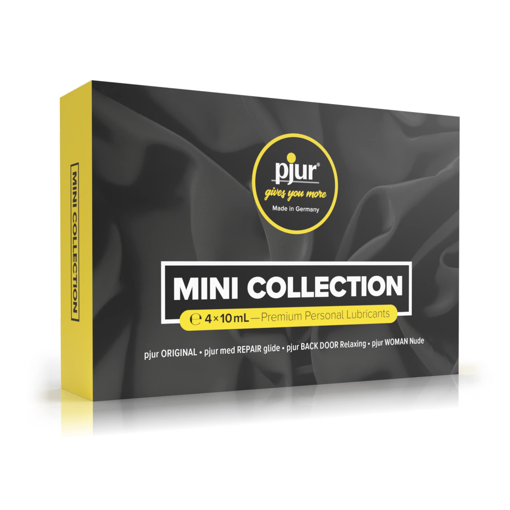 pjur MINI COLLECTION - Premium-Gleitgel zum Kennenlernen - 25 Jahre Special  Edition, 4er Pack (4 x 10 ml) : Amazon.de: Drogerie & Krperpflege