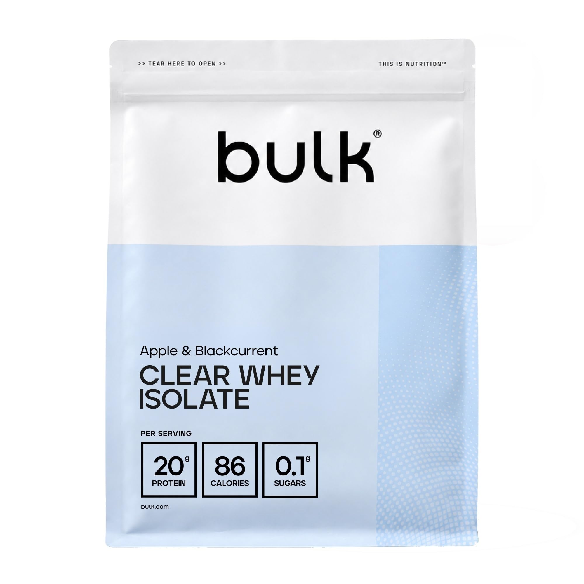 Bulk Clear Whey Isolate, Apple & Blackcurrant, 500g