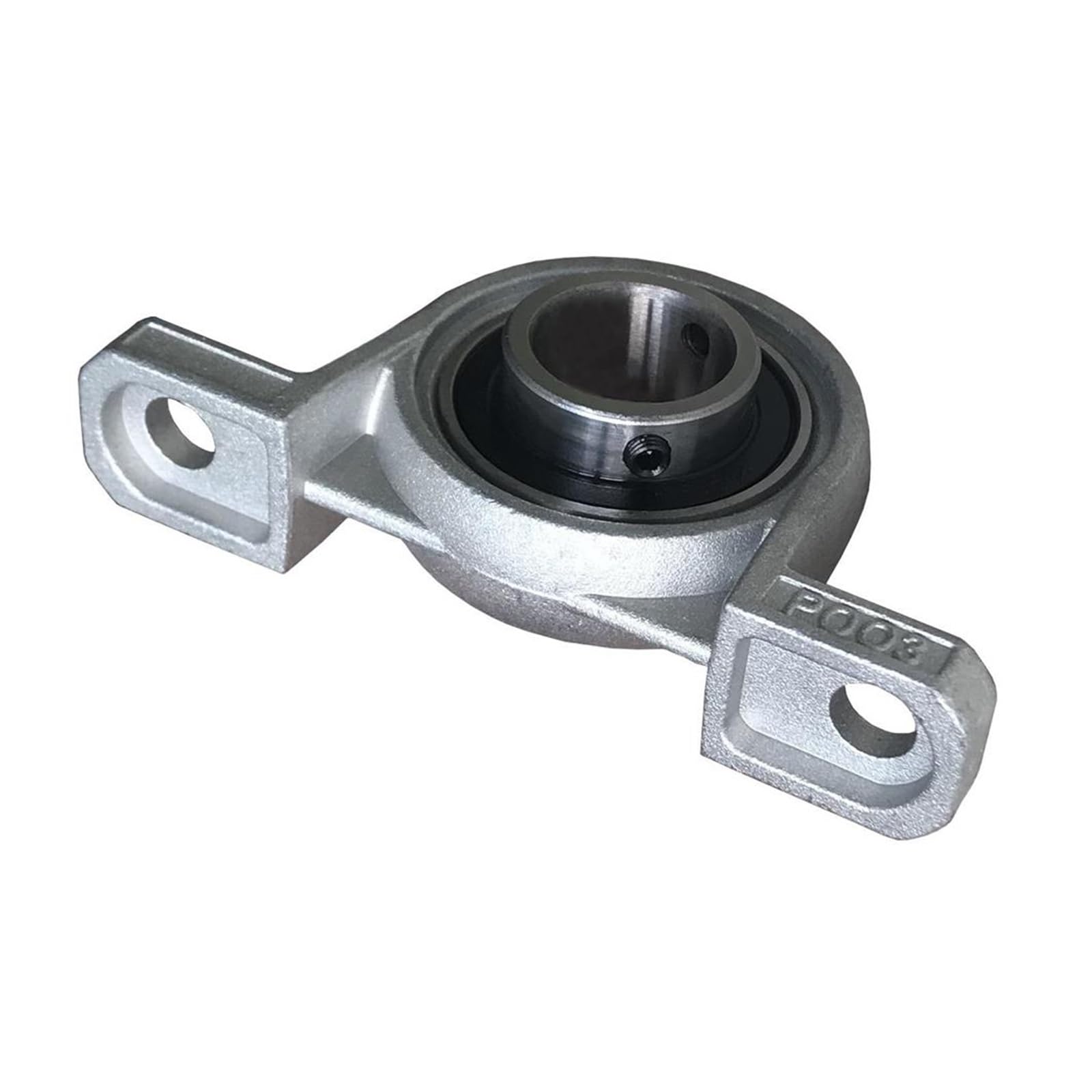 CAALO Paquete de 10 Unidades de Carcasa montadas en chumacera de aleación de Zinc con diámetro Interior de 12 mm KP001