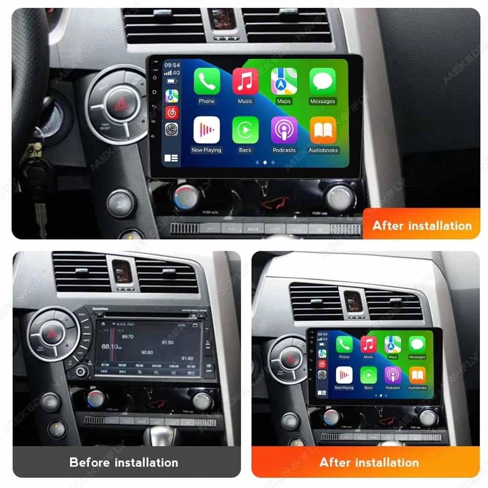 Car Multimedia Player dla SsangYong Kyron Actyon 2005-2011 9 Inch Android 15 In-Cell Touch Scree Car Player Rear View Camera For, 4 Core 4G+64G