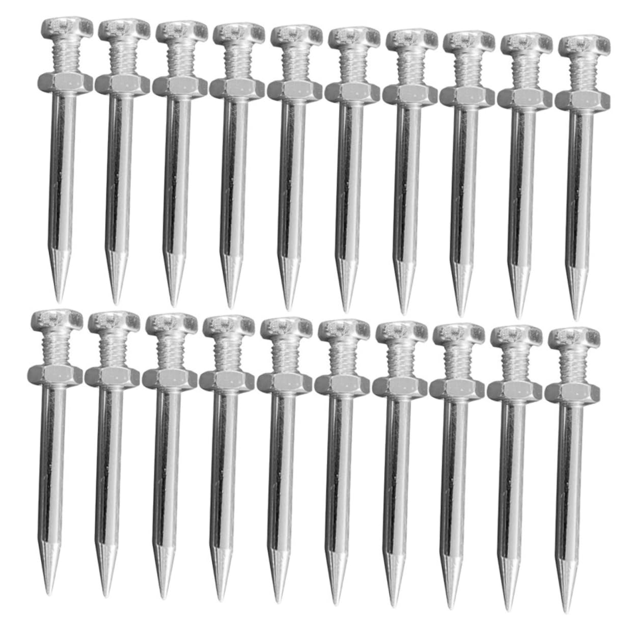 GARVALON Lawn Aerator Shoes Spikes 40pcs Metal Stakes Heavy Duty Aerating Shoes for Grass Aerator Coring for Garden