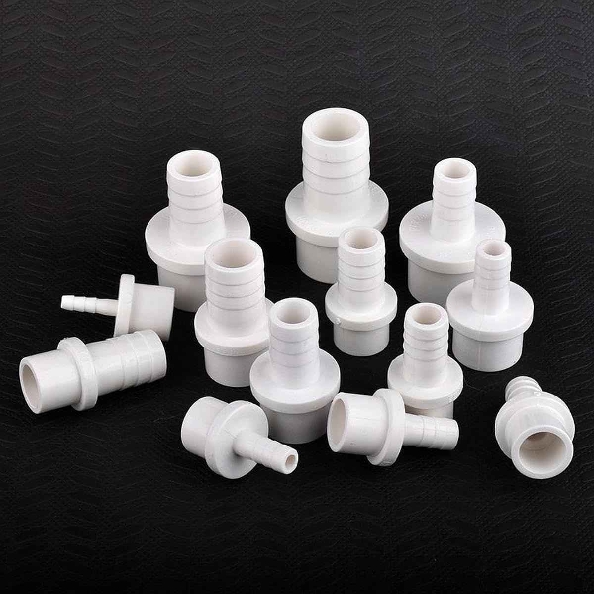 Conector de pagoda de PVC para tubería de riego de jardín, adaptador de manguera blanda, accesorios de unión, 1 a 20 piezas, diámetro exterior de 20/25/32-5/8/10/12/14/16/18/20/25 mm, 20 unidades, di