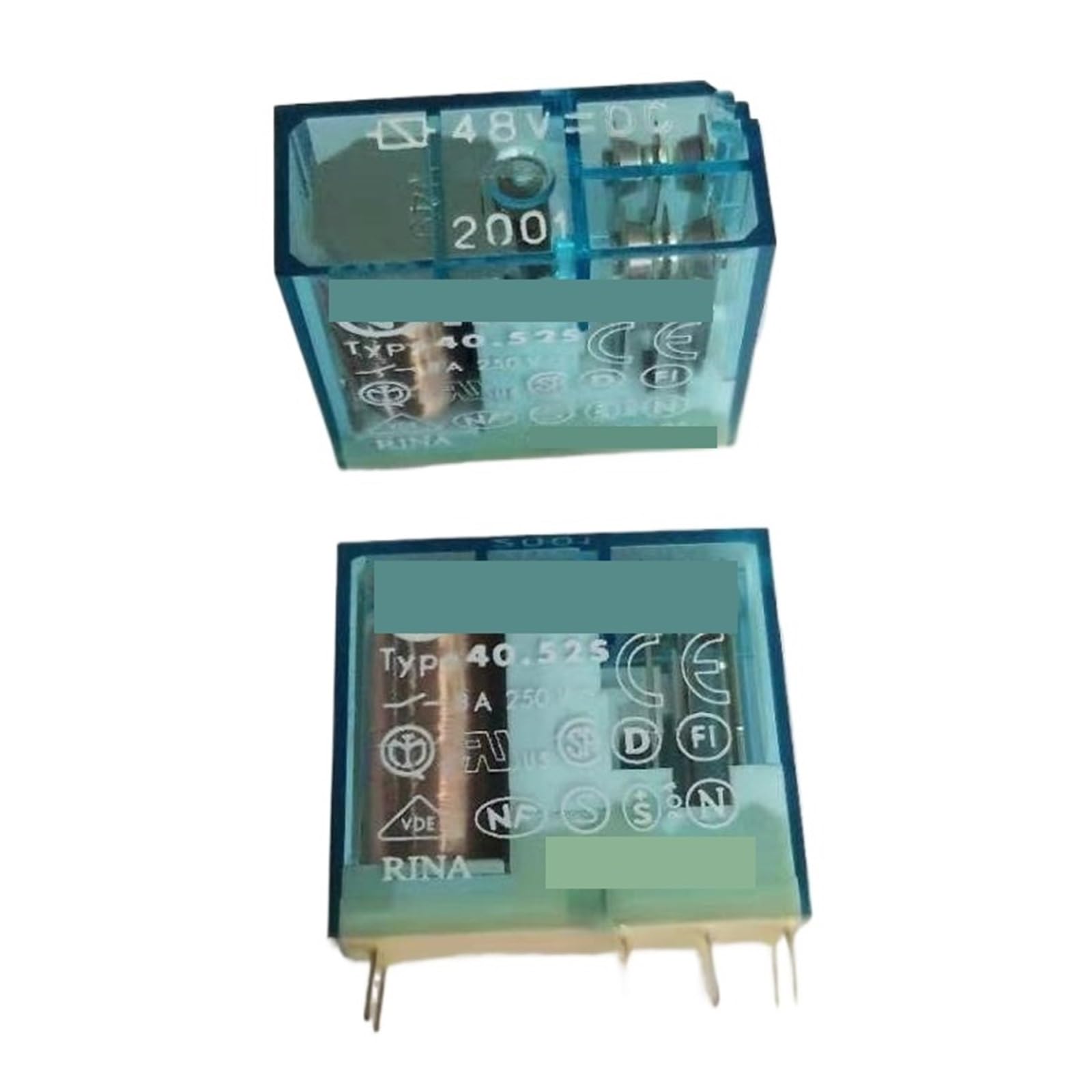 Relais 8A 250VAC de type 40.52.7.048.2001 pour commutation stable 48V