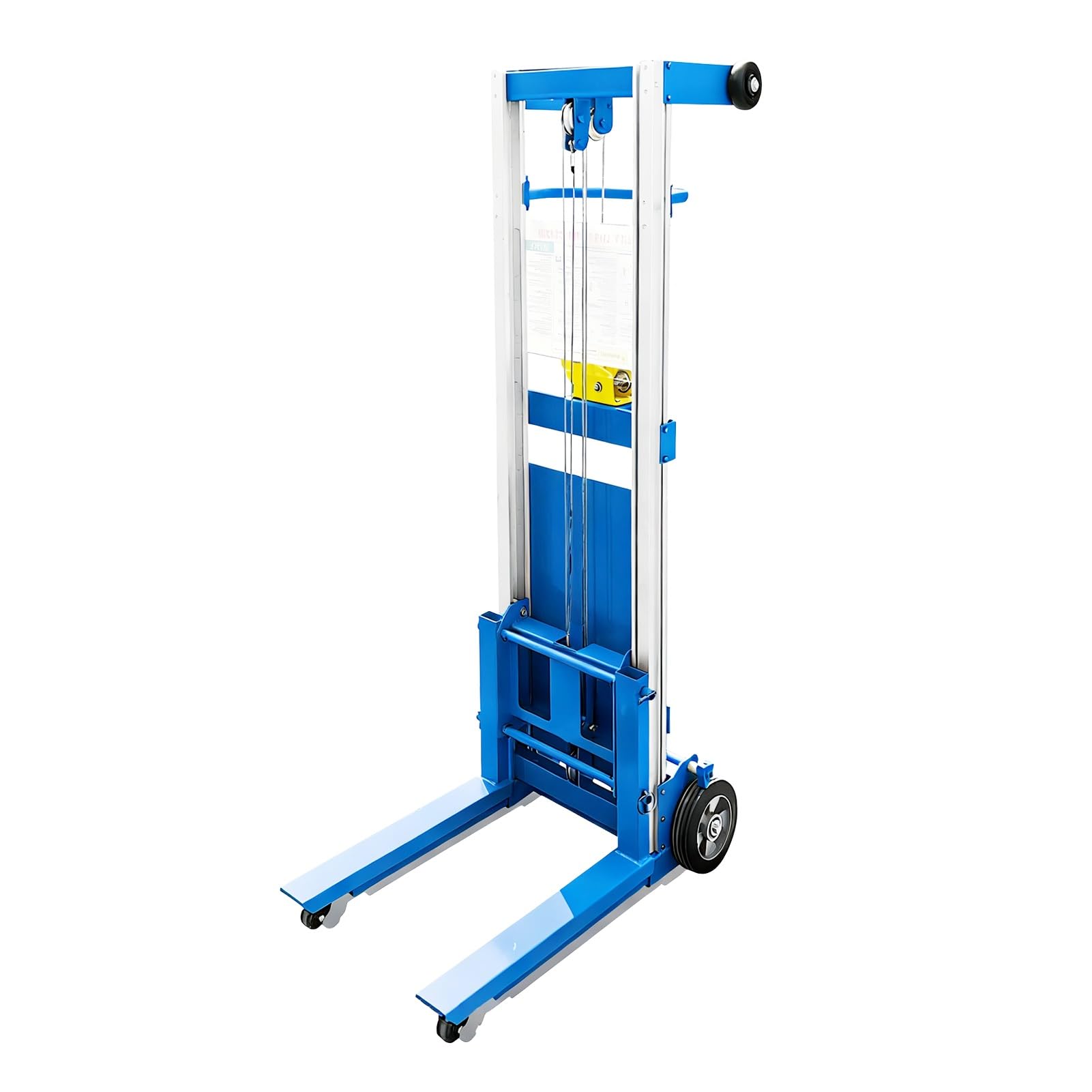 Impilatore portatile per verricello con sollevamento del carrello – Piattaforma di sollevamento regolabile per operazioni di magazzino e logistica efficienti Soluzione salvaspazio per carichi pesanti