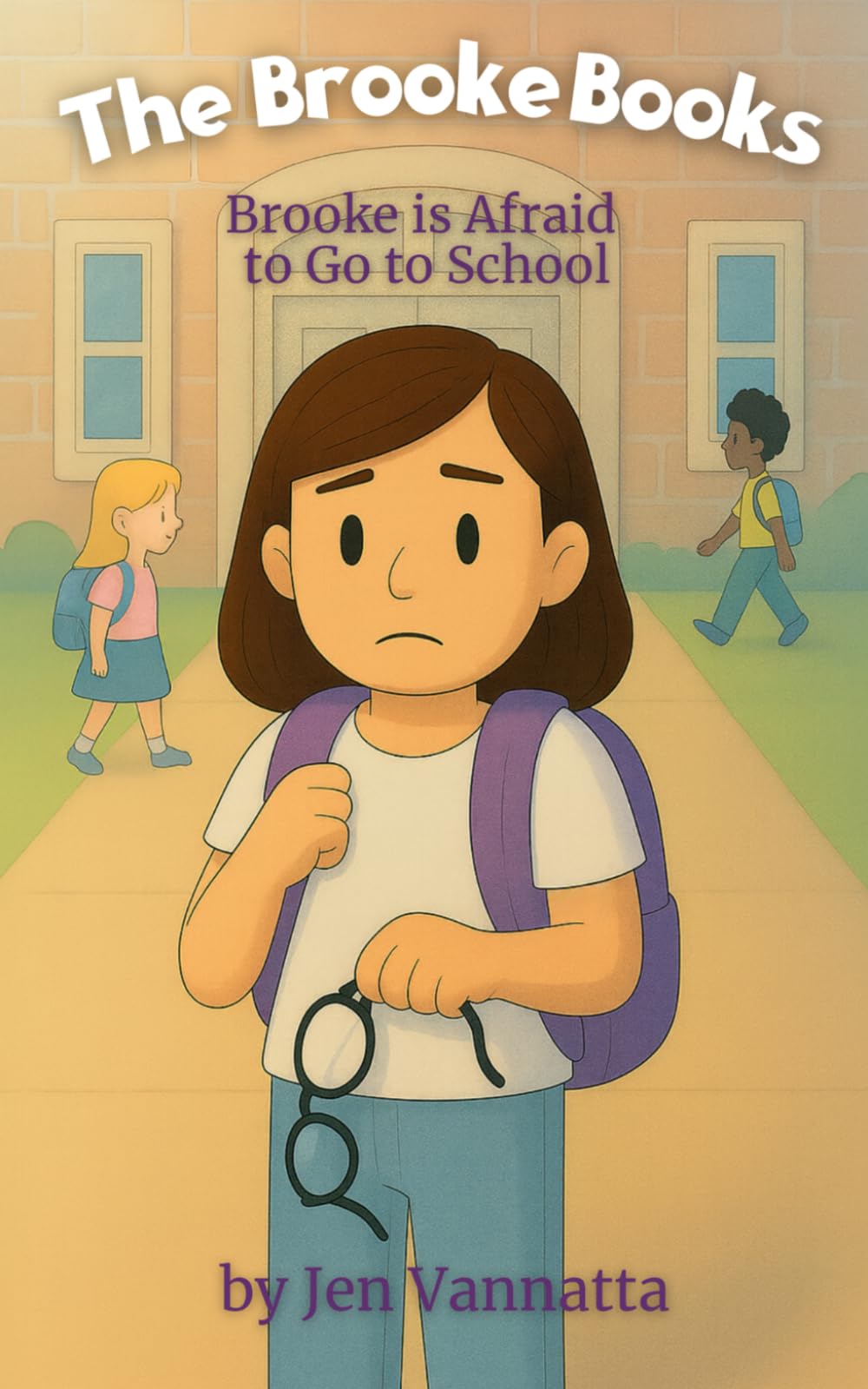 Brooke Is Afraid to Go to School: A Children’s Chapter Book About Fear of Change, Self-Image, and Finding Courage to Be Yourself (The Brooke Books Series, Book 3)