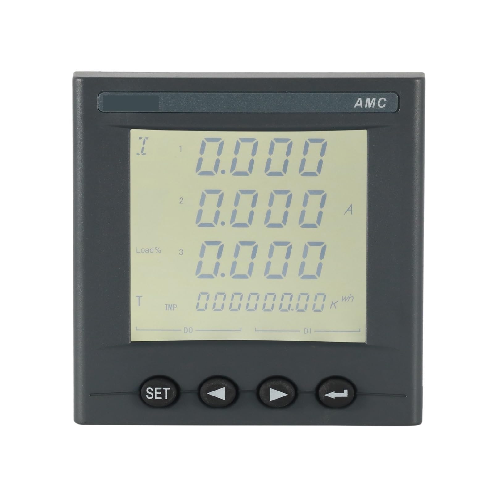 Medidor de energía AMC96L-E4/KC programable para panel de 72mm