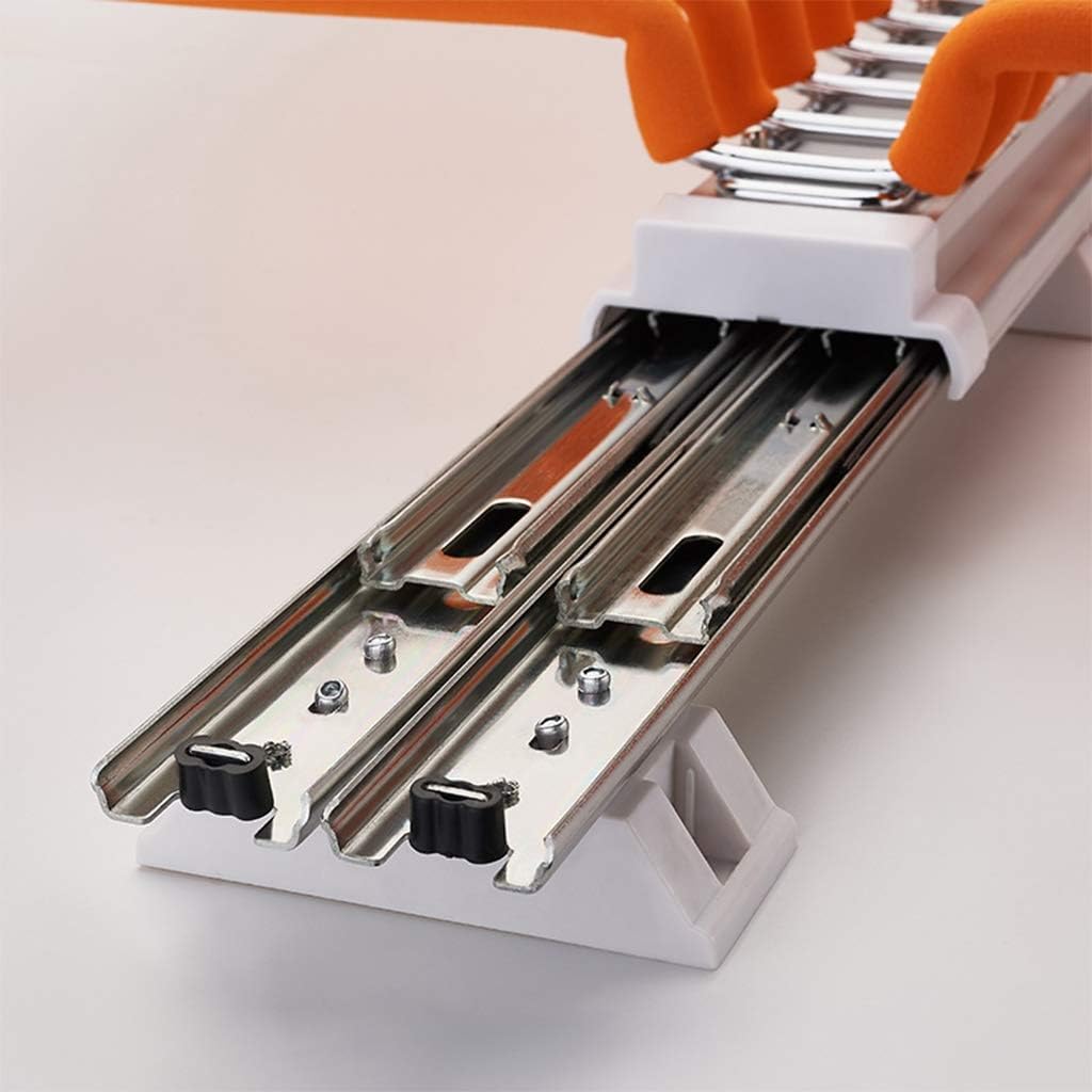 Clothes Pants Hangers,Trouser Hangers, Wardrobe Organizer Racks,Closet Storage Organizer for Pants Jeans Scarf Hanging (Color : Orange-c) (Orange c)