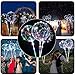 Produktbild Bumen Helium Ballons, 1 Stück LED Licht Ballons, LED Lichter Bunte Luftballons, Perfekt für Valentinstag, Party, Jahrestag Feierlichkeiten, Hochzeit, Urlaub Dekoration Brautgeschenke,Weihnachten
