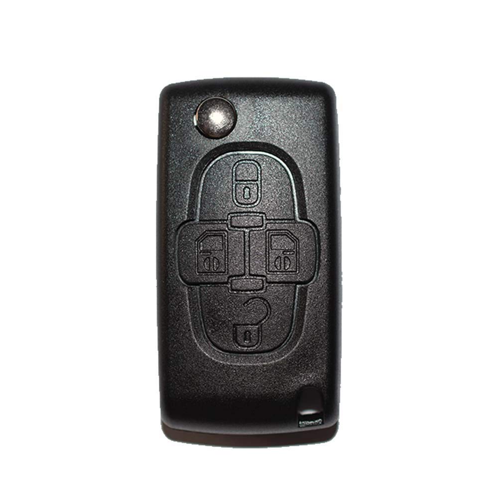 Guscio Chiave Telecomando 4 Tasti Con Lama HON66 Batteria Su Circuito Senza Transponder Per Honda 27117083