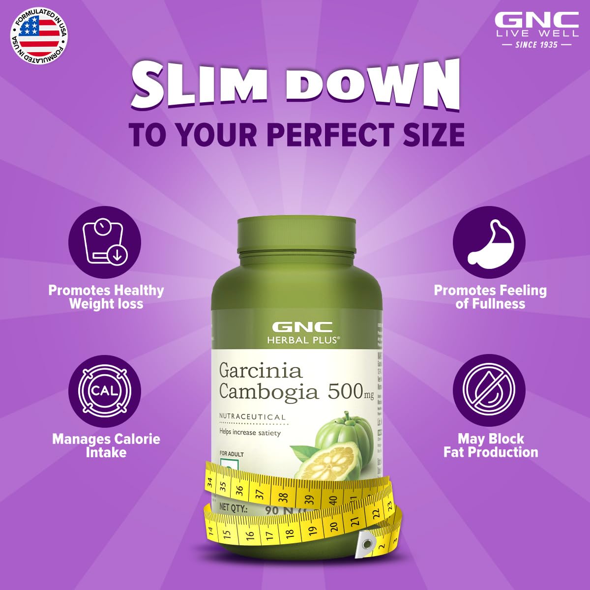 Buy Now Gnc Herbal Plus Garcinia Cambogia | 90 Capsules | Aids In We... 7 Buy Now Gnc Herbal Plus Garcinia Cambogia | 90 Capsules | Aids In We...