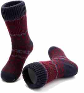Chaussettes Hiver Épaisses LFENYIGI - Antidérapantes, Molletonnées | Taille 36-39 Pour Femmes, Maison, Loisirs