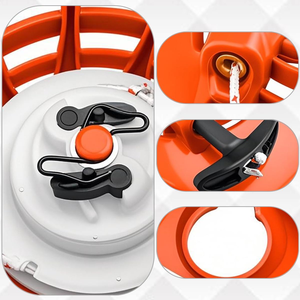 ZAMDOE 4241-080-2106 Lanceur à Rappel pour Stihl BG86, BG56 Sh86 | 4241 080 2106 Souffleur de feuilles portatif Sh56 Bg86c Bg56c Sh56C pièce de rechange