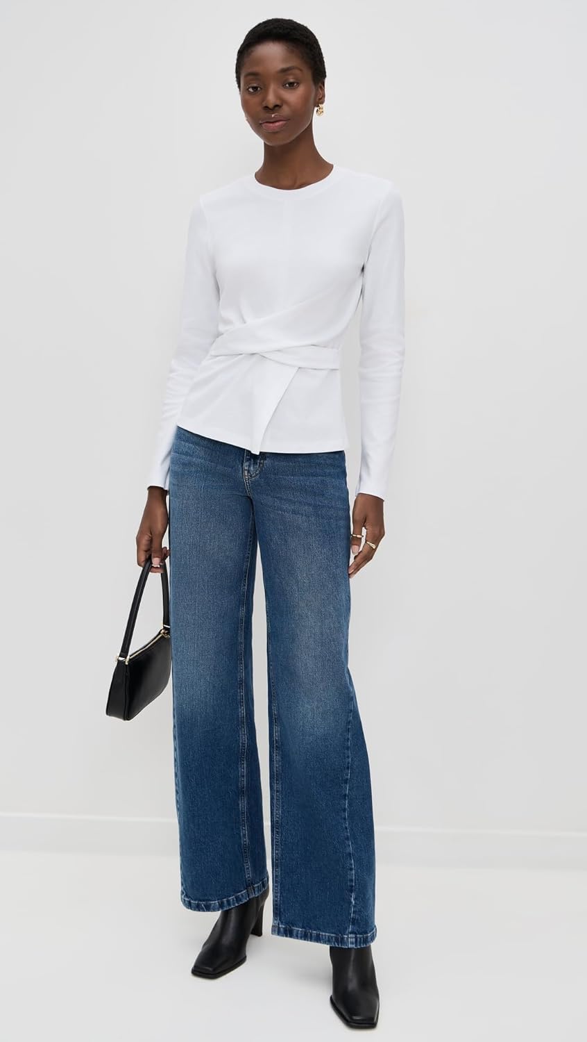 Tanya Taylor Women's Long Sleeve Kelsey Top - Image 3