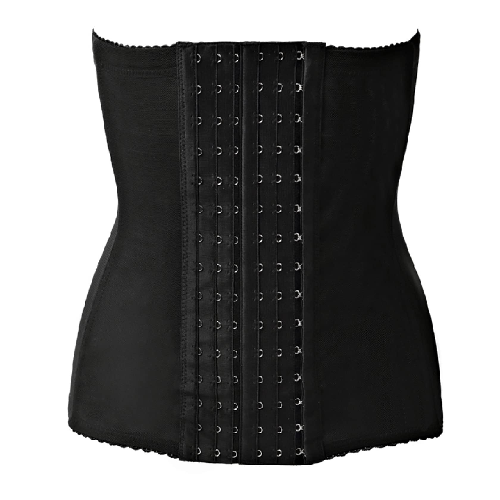 Fascia Post-Parto per Donna, Corsetto Dimagrante Modellante, Corsetti e Bustier Taglie Forti, Modellante per la Vita (S007 Nero M)