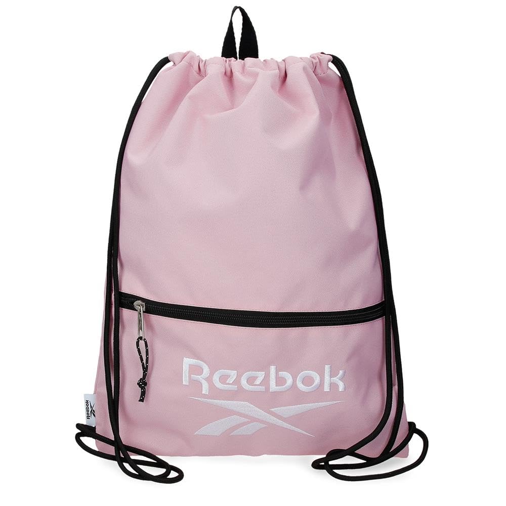 Reebok Boston Sack Backpack Pink 35x46x1 cm Polyester 1,38L by Joumma Bags