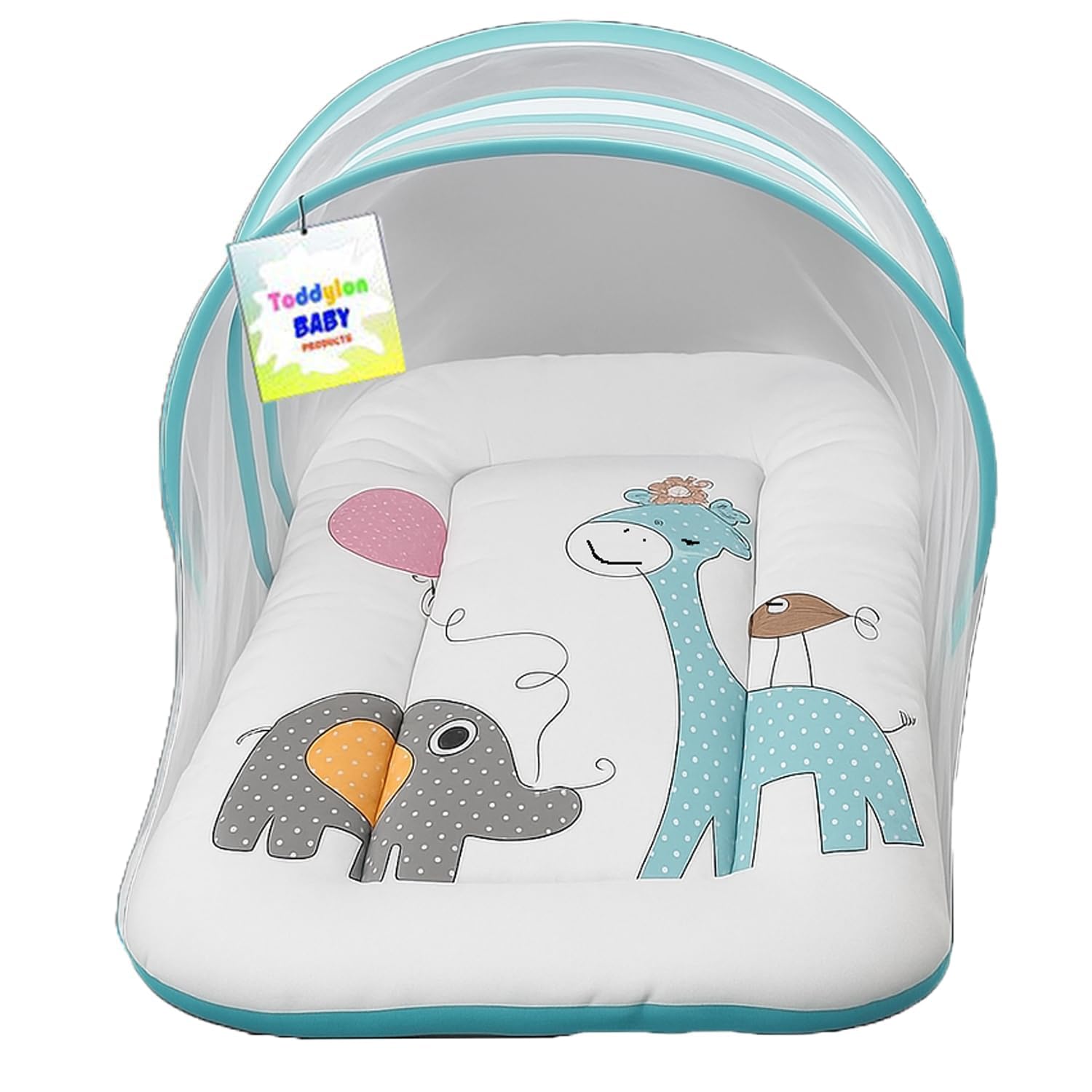 Toddylon Baby Bed New Born Baby Bedding Set | Mattress | Mosquito Net | Insect Protector | Baby Beds | Infants | Carry Bag | Essentials (0-6 Months)-image-45