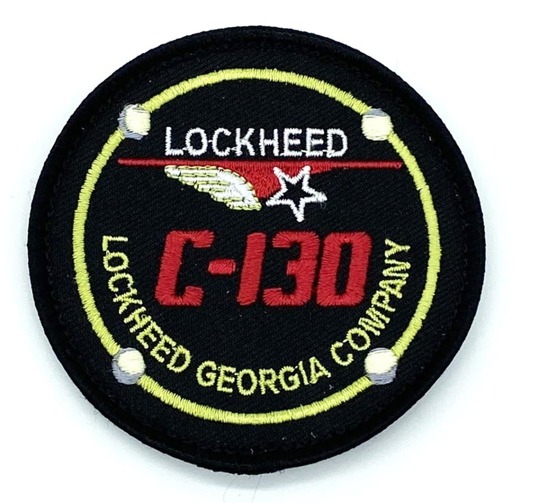 Lockheed Martin® C-130 Hercules® Yoke Patch – Hook and Loop, Officially Licensed, 3