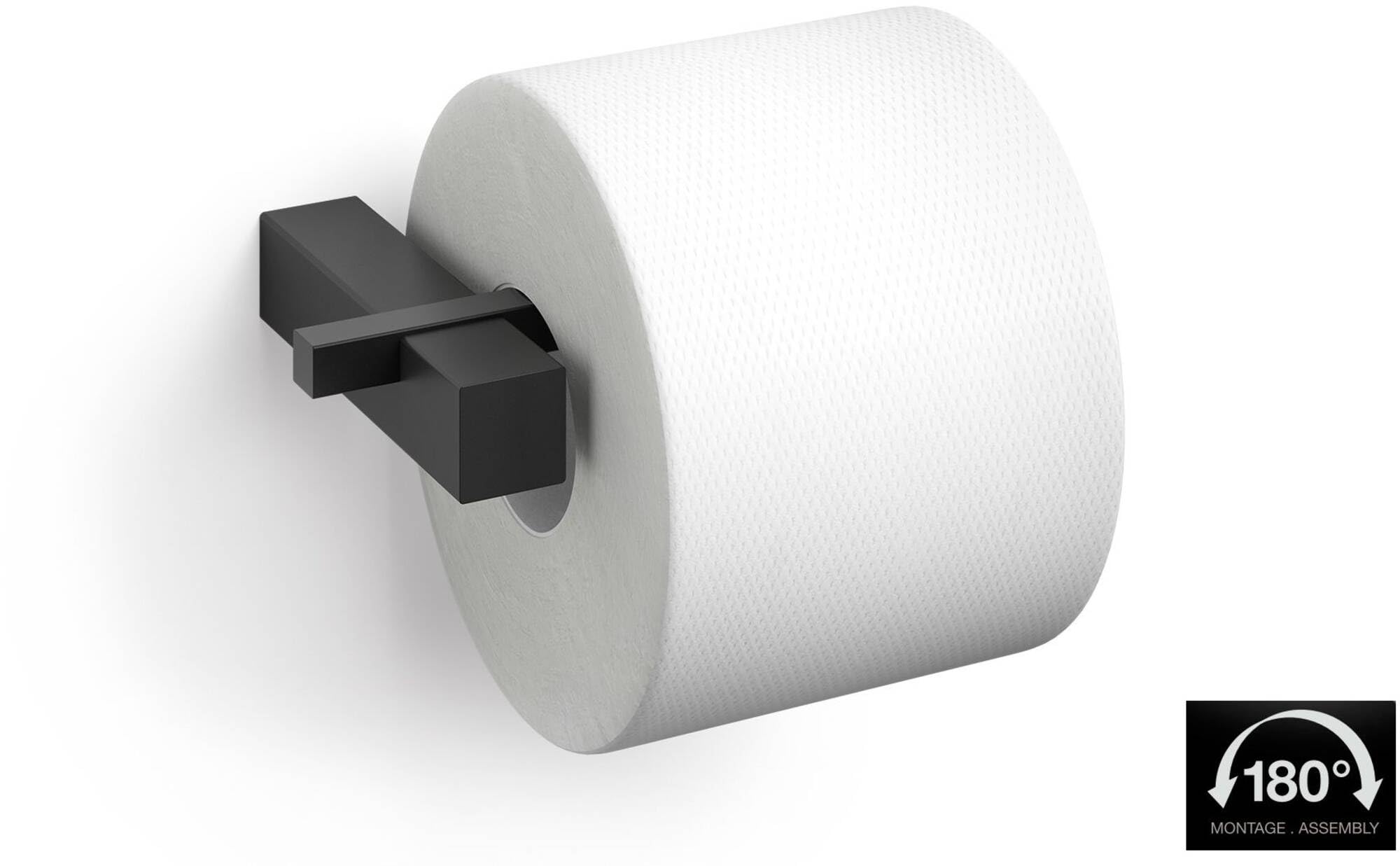 ZACK CARVO Toilet Roll Holder, Black