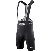 Przewalski Mens Pro Team Cycling Bib Shorts 4D Padded Bicycle Biking Bib Shorts Bike Tight for Road and Gravel Biking Black