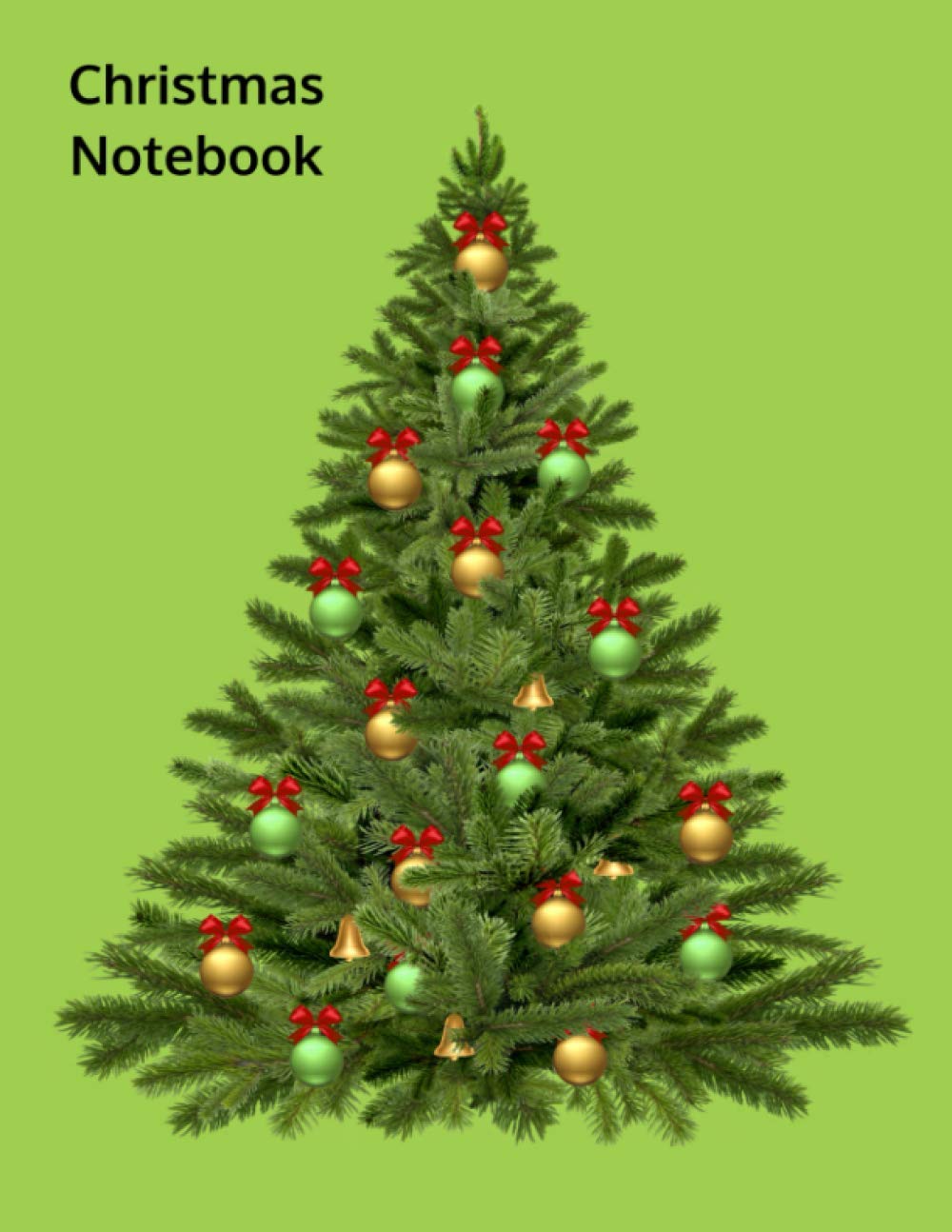 Christmas Notebook: Decorative Christmas Notebook 8.5 x 11 Inches 102 Pages: Paperback - 8.5 x 11 Inches - 102 Pages
