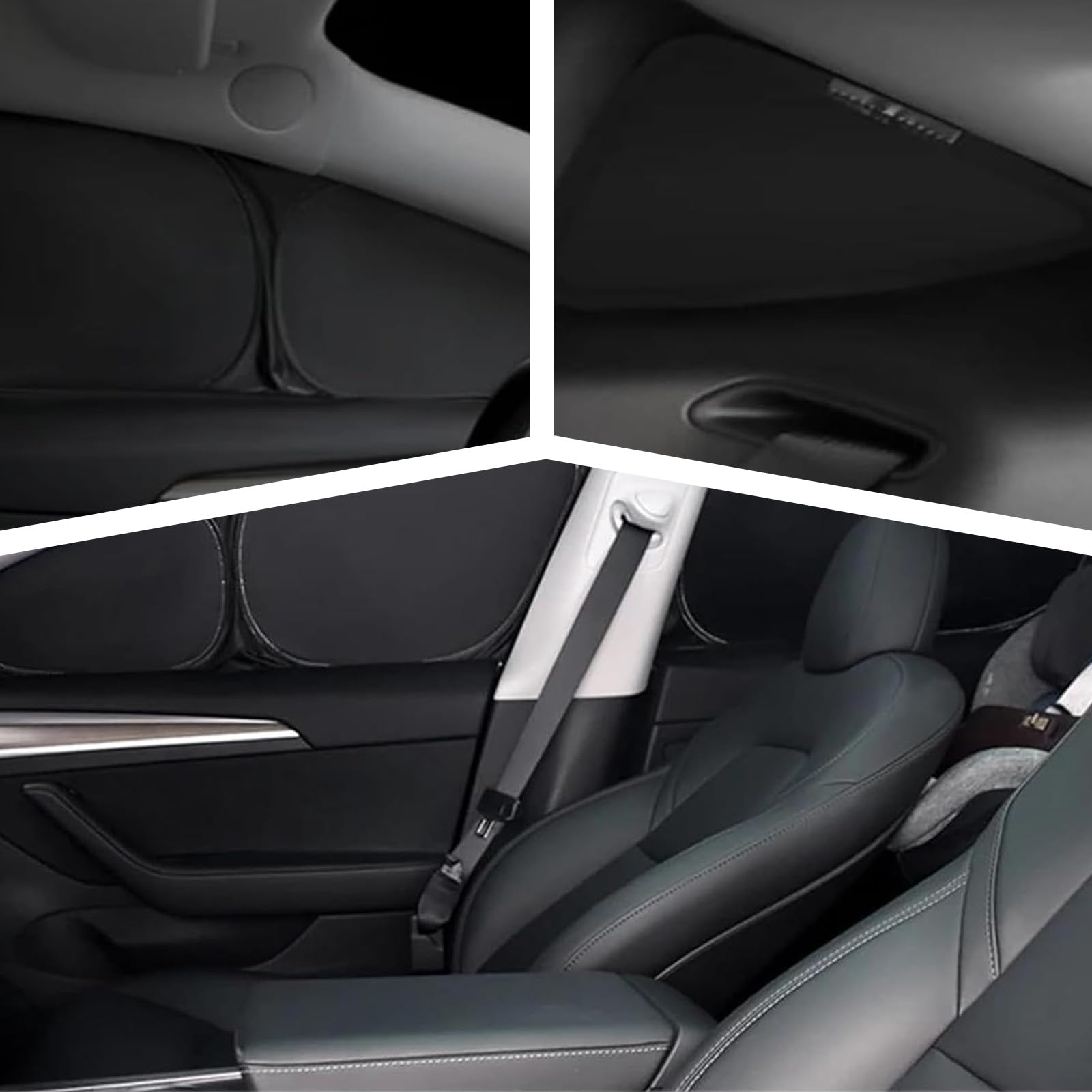 8PCS Sonnenschutz Auto Frontscheibe für VW Touran 5T 2016-2025 | Keine Saugnäpfe Erforderlich, Thermomatte Fahrerhaus Innen, Blockt UV-Strahlen, Privatsphäre und Effektiver Hitzeabwehr